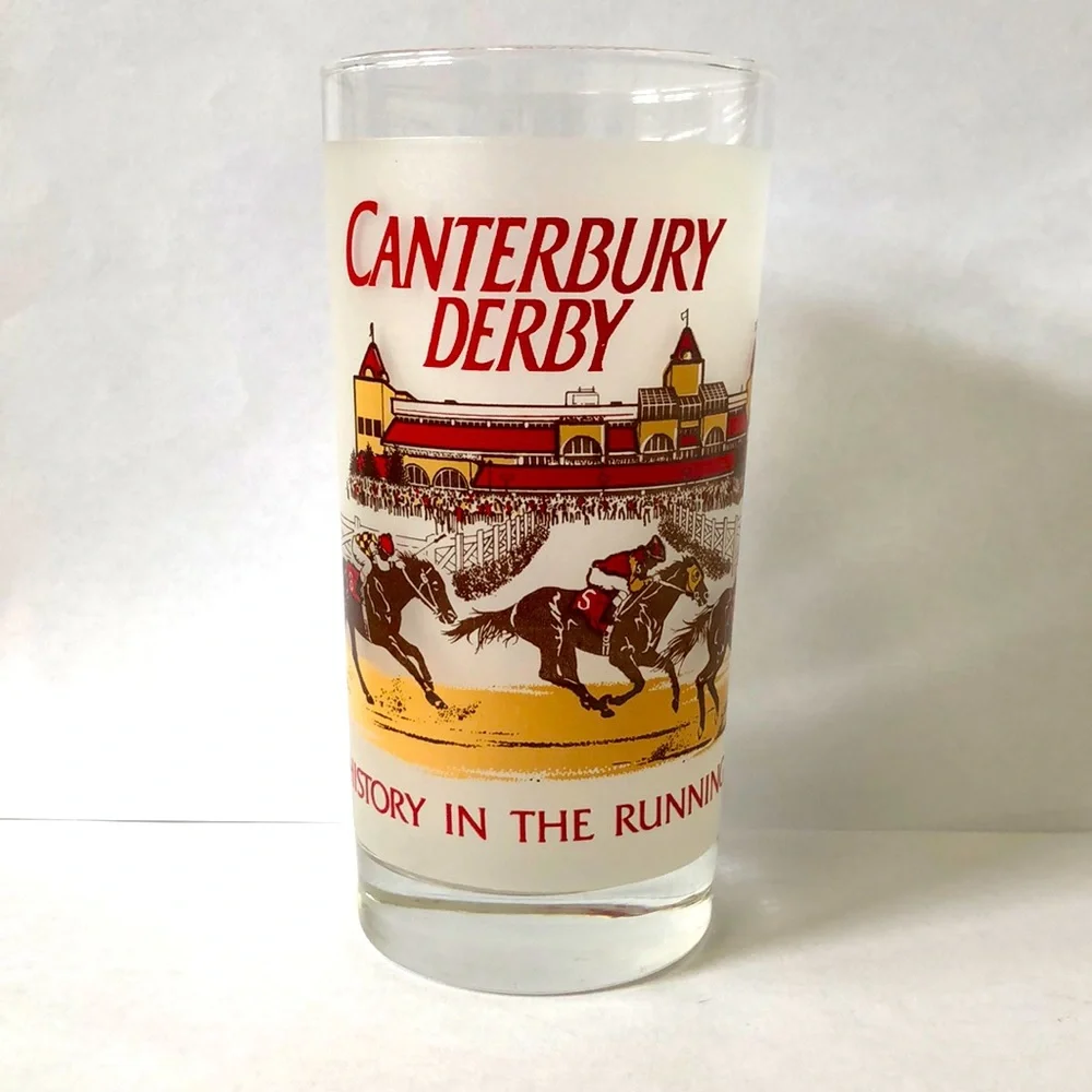 Canterbury Downs Inaugural Derby Collector’s glass